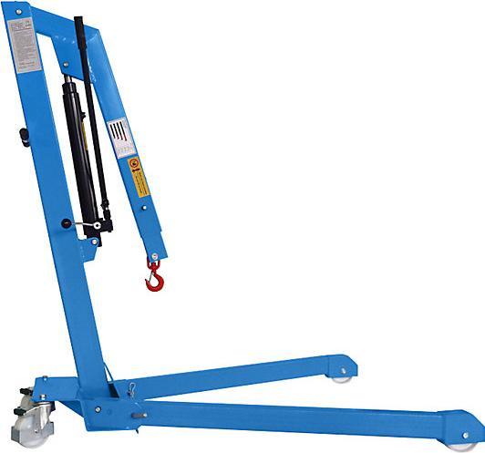 Immagine prodotto Janssen Hydraulik-Technik Gru per officina BLUE, portata 500 kg, supporto mobile puntellato, sistema