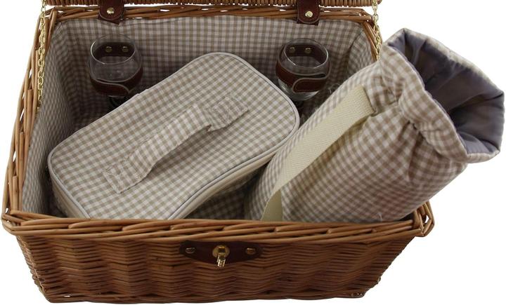 Produktbild Frank Picknickkorb Duo 16 tlg Geschirr fÃ¼r 2 Personen