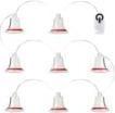 Actual product image Sirius Christmas lights chain Tiffany bell, 8 × lamps (1.05 m)