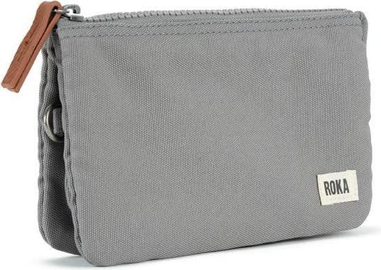 Actual product image Roka London Carnaby Medium Wallet Sustainable Canvas Stormy