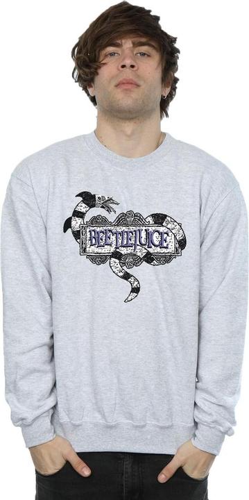 Produktbild Beetlejuice Sandwurm Logo Baumwolle Sweatshirt (XXL)