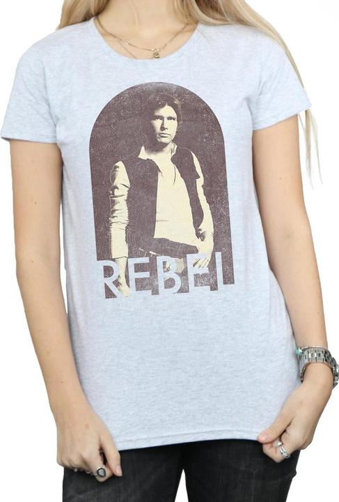 Immagine prodotto Star Wars Han Solo Rebel Maglietta Donna (S)