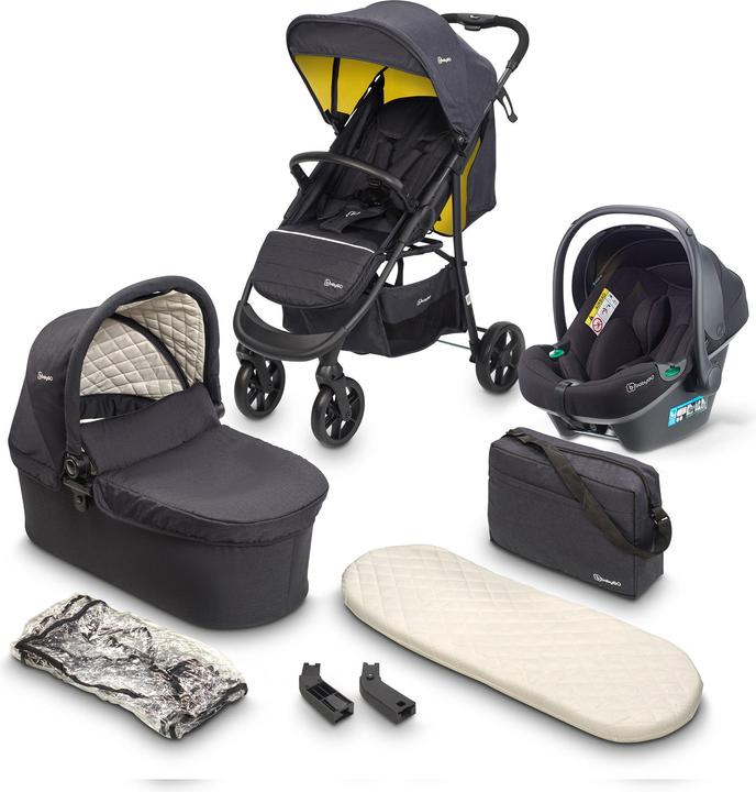 Produktbild BabyGo Style 3in1 - Combi Kinderwagen - Mustard