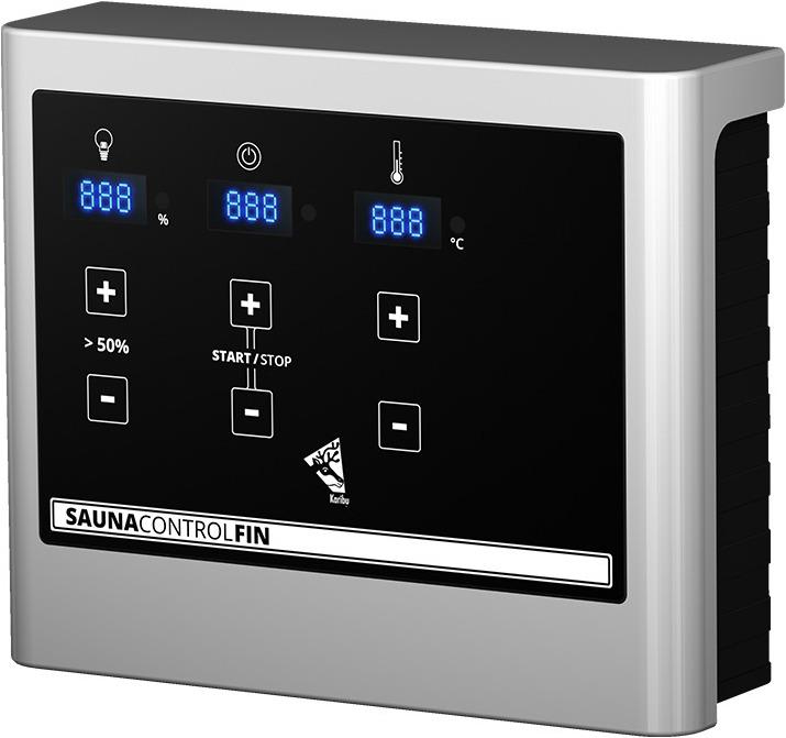 Actual product image Karibu Infrared cabin Ava corner entry (9 KW external control)