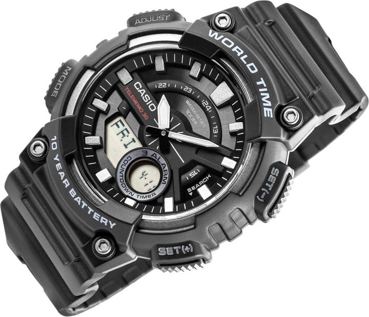 Actual product image Casio AEQ-110W-1AVDF Herrenuhr (Analogue wristwatch, Digital watch)