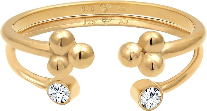 Image du produit Elli Bague en cristal, ensemble de bagues (54, Argent 925)