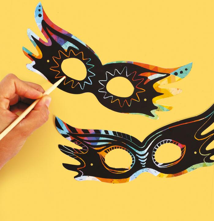 Actual product image Creative Kratz-Masken, 12 St.