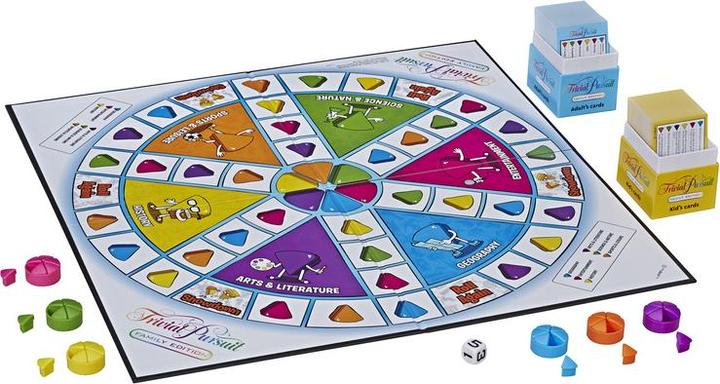 Produktbild Hasbro Trivial Pursuit Family Edition Brettspiel Trivia (Dänisch)