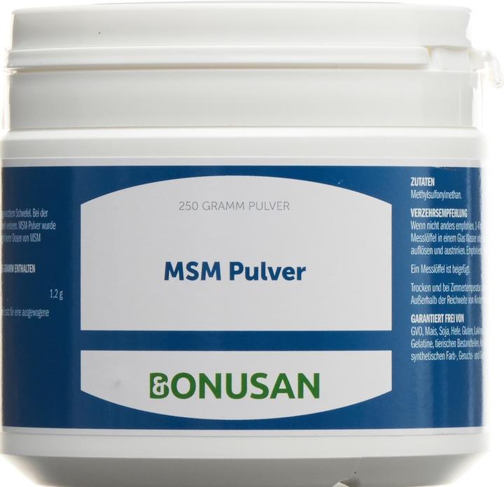 Image du produit Bonusan Poudre de MSM (1 pièce(s), Poudre, 250 g)