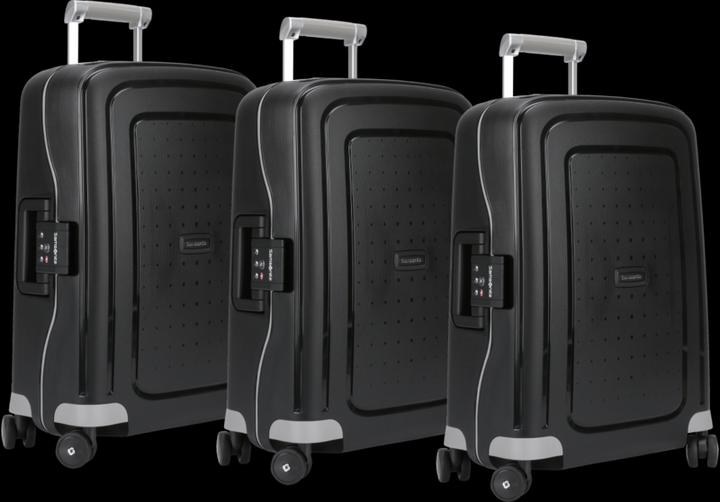 Samsonite S'Cure Spinner 55cm Nero Triplo Kofferset (34 l, Bagaglio a mano (fino a 50 litri))