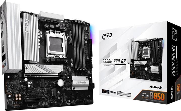 Actual product image AsRock B850M Pro RS (AM5, AMD B850, mATX)