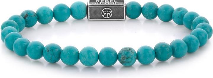 Immagine prodotto Rebel & Rose Bracciale Turchese Delight RR-6S001-S-S Donna (16.50 cm, Acciaio inossidabile, Turchese)