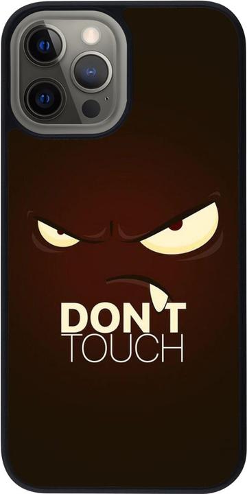 Image du produit PhoneLook Coque Silicone rigide noir Angry Dont Touch (Apple iPhone 12 Pro Max)