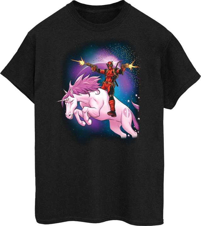 Produktbild Deadpool Space Unicorn Boyfriend Fit TShirt (L)