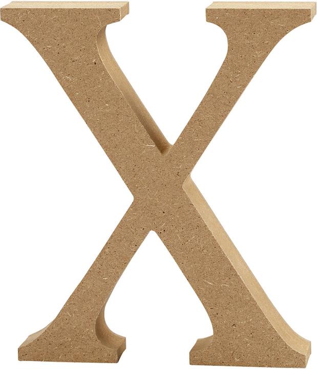 Produktbild Creativ Company Letter X MDF 8cm, 1st.