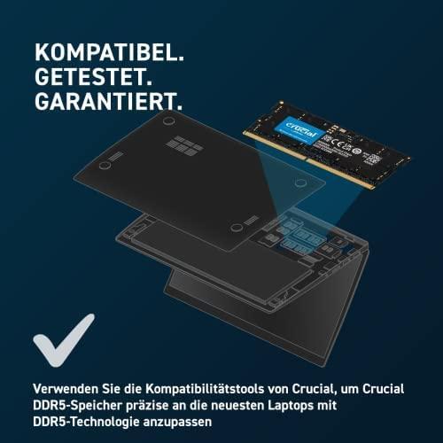 Produktbild Crucial CT2K32G48C40S5 (2 x 32GB, 4800 MHz, DDR5-RAM, SO-DIMM)
