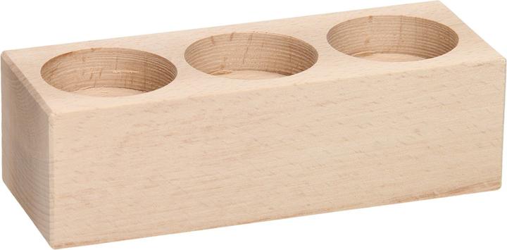 Produktbild Playwood Teelichthalter Rechteck Buchenholz