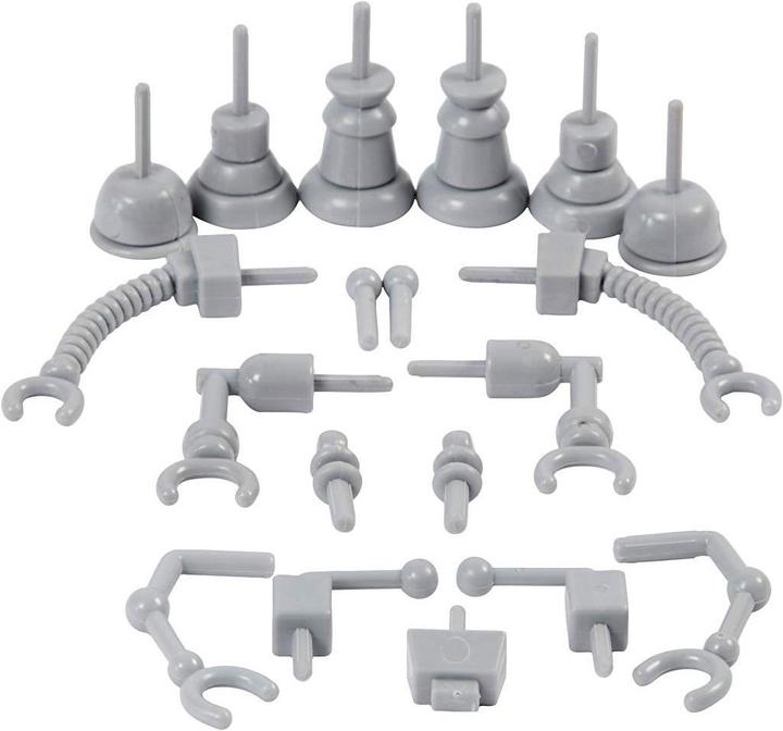 Actual product image Creativ Company Robot Onderdelen Grijs, 19st.