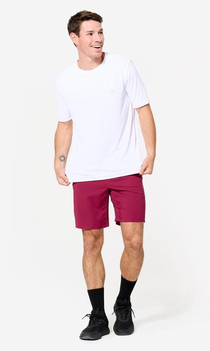 Produktbild Domyos Shorts Herren atmungsaktiv Reissverschlusstaschen - violett (XL)
