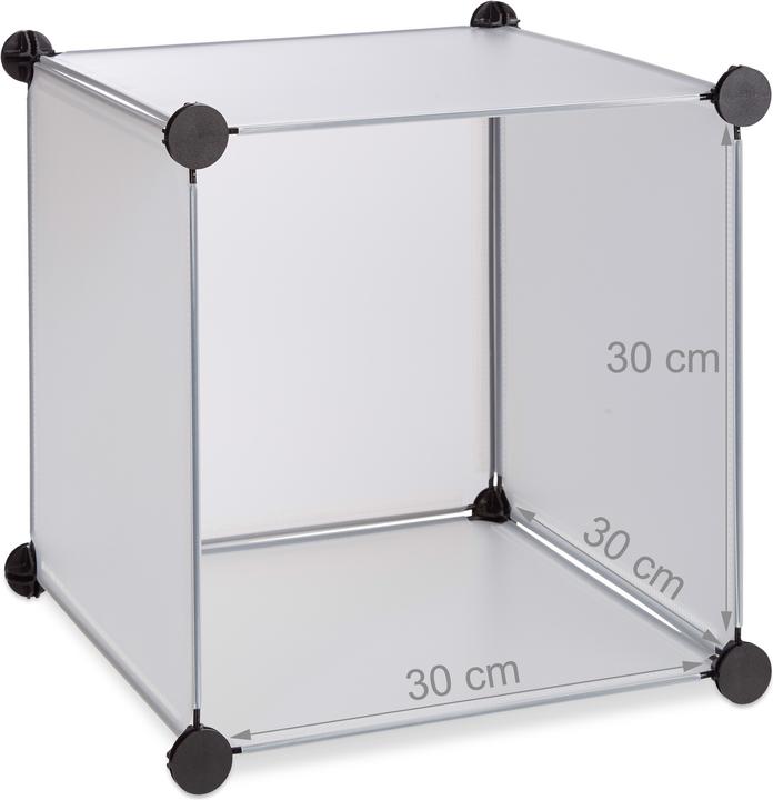 Actual product image Relaxdays Shelving Unit with Doors (32 x 95.5 x 95.5 cm)