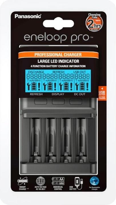 Image du produit Panasonic Eneloop Pro BQ-CC65 (1 pcs, Chargeurs sans batterie)