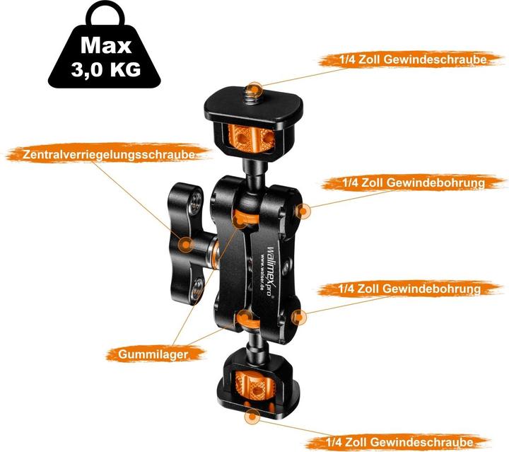 Actual product image Walimex Mini Magic Arm Premium
