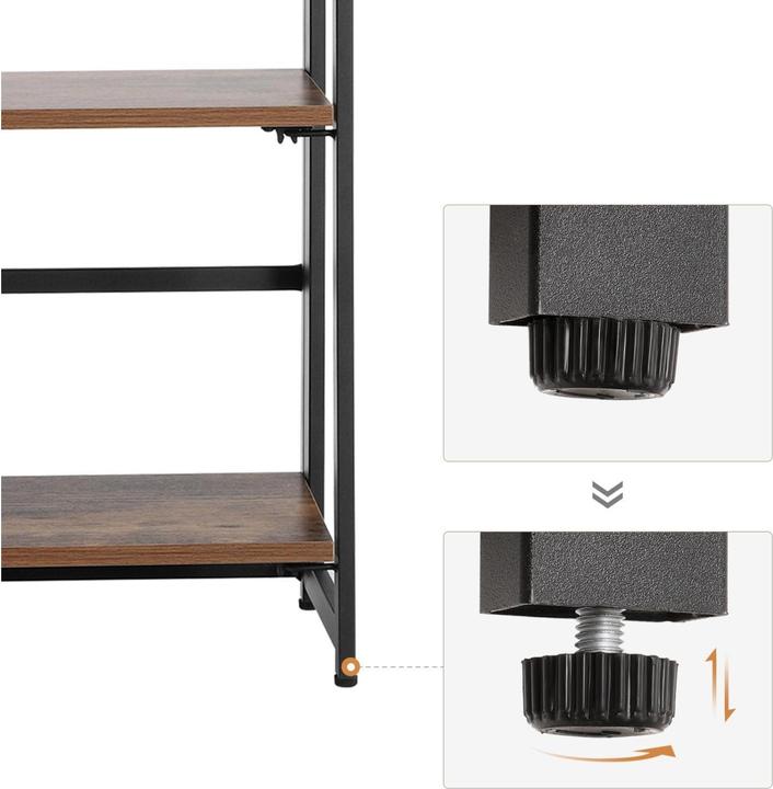 Actual product image Vasagle industrial shelf (30 x 60 x 126 cm)