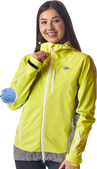 Valkental Funktionale & reflektierende Softshelljacke für Outdooraktivitäten - Damen (S)