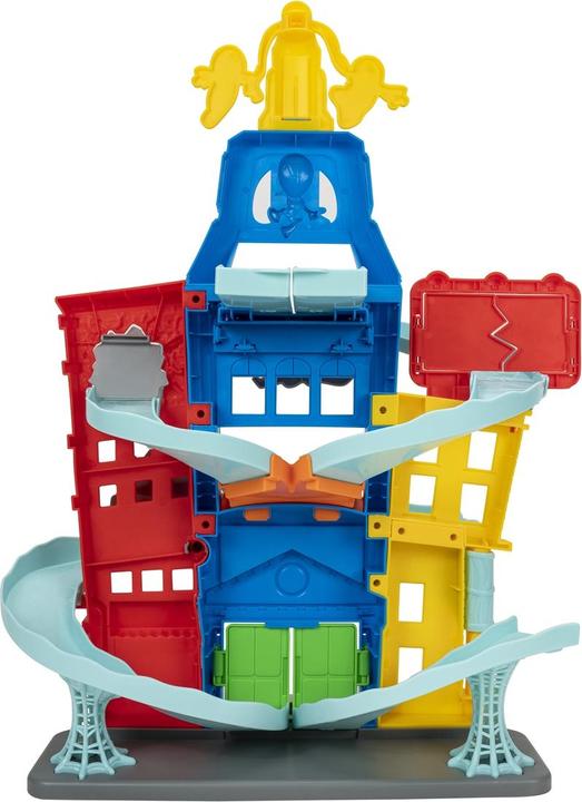 Actual product image Jazwares Spidey Metal City Track Set