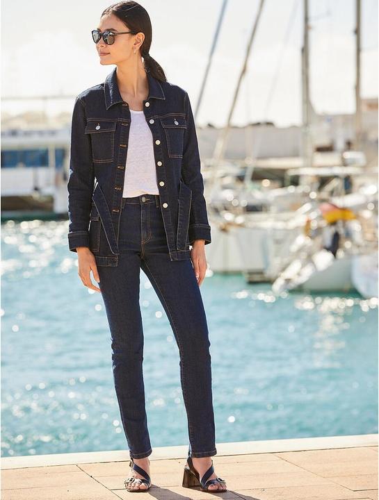 Produktbild Anne Weyburn Jeansjacke mit gerader Schnittform (44)