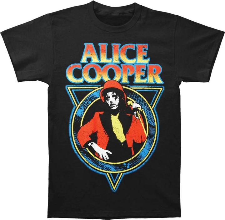 Actual product image Alice Cooper Unisex Adult Snake Skin Cotton T-Shirt (XL)