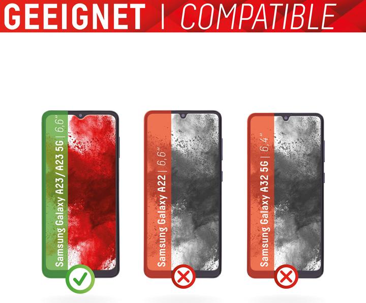 Immagine prodotto Displex Real Glass, 2D Panzerglas (1 Pezzo/i, Samsung Galaxy A23 5G, Samsung Galaxy A23)