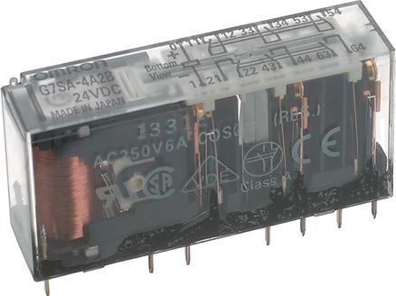 Produktbild Omron Industrial Automation Sicherheitsrelais G7S 24VDC 6A 2S/2Ö