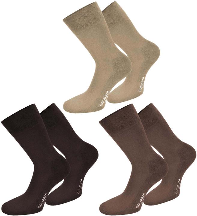 Actual product image Normani 6 pairs of comfort socks with soft edge (pack of 6, 35 - 38)