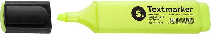 Actual product image Schäfer Shop Highlighter, with wedge tip, light resistant, quick drying, various writing colors, optional 1... (Yellow, 1 x)