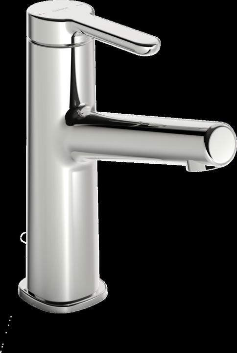 Hansa HANSADESIGNO Style basin mixer, 128mm projection, without drain set, 51882283