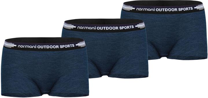 Immagine prodotto Normani Confezione da 3 boxer da donna in merino "Morwell" - 9609 (XXL, confezione da 3)
