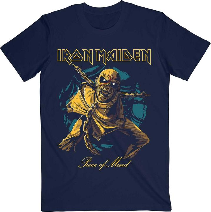 Music Brand Unisex Adult Piece of Mind Eddie Cotton T-Shirt (XL)