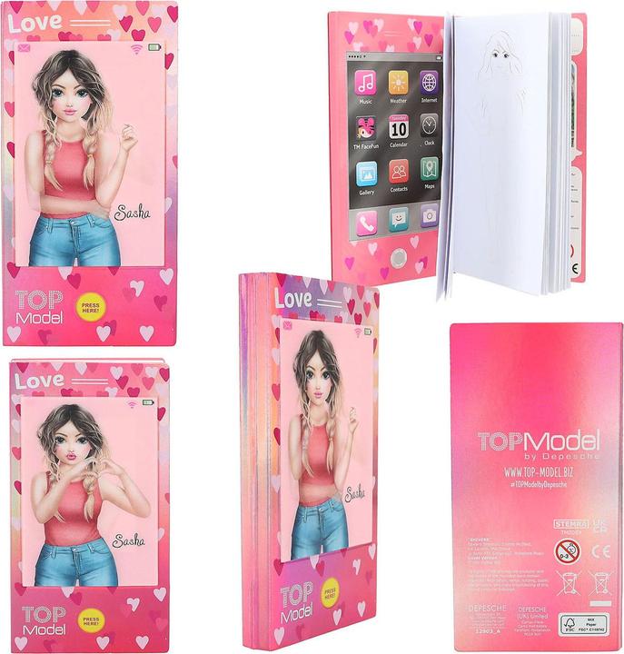 Produktbild Depesche TOPModel - Mini Malbuch mit Sound - 1 Stück