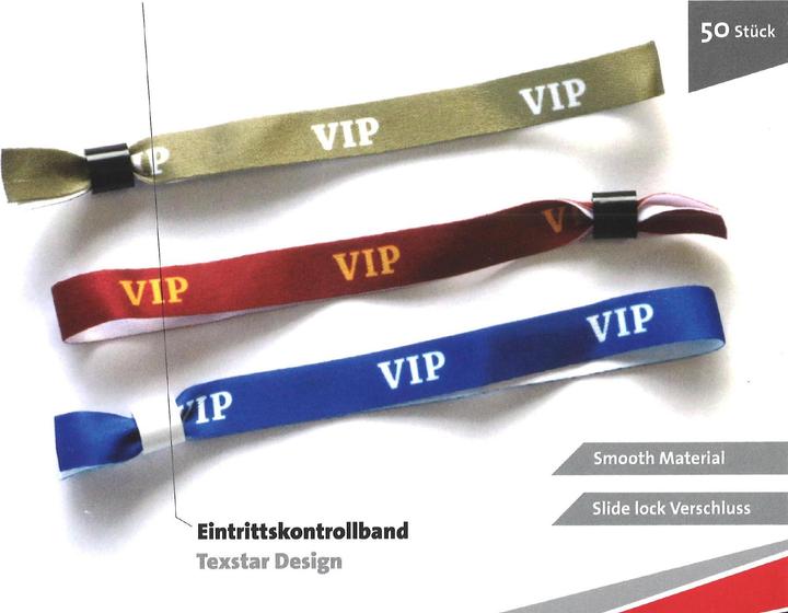 Produktbild W&A 50 VIP Eintrittsbänder