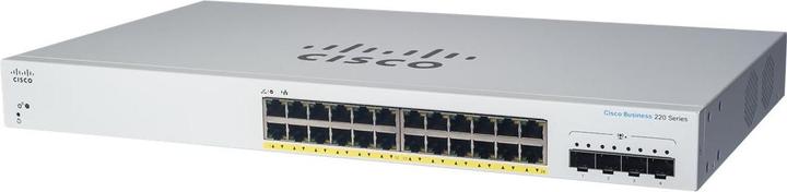 Image du produit Cisco PoE+ Switch CBS220-24P-4X 28 Port (28 Ports)