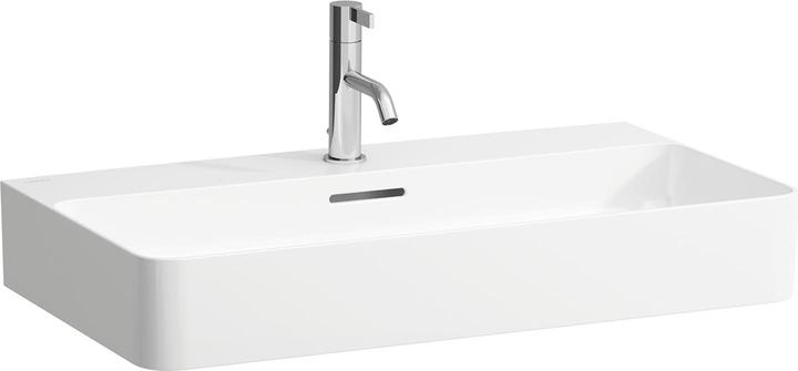 Actual product image Laufen Countertop washbasin VAL 750x420mm w ÜL 3 HL version white LCC (420 mm, 750 mm)