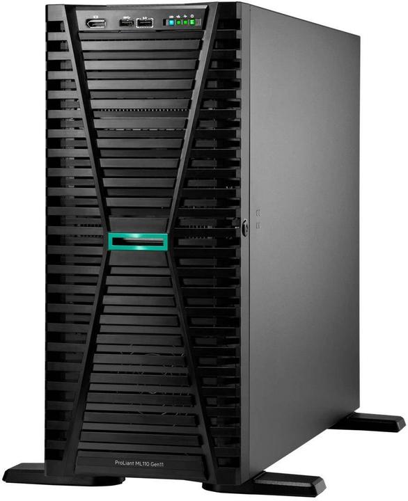 HPE ProLiant ML110 Gen11 Toren Xeon-S 4510 12-kern 2,4 GHz 2x32 GB-R 8xSFF Hot Plug 2x480 GB SSD MR408i (Intel Xeon zilver 4510, 64 GB, Torenserver)