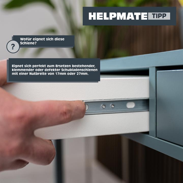 Actual product image Helpmate Nut Schubladenschiene