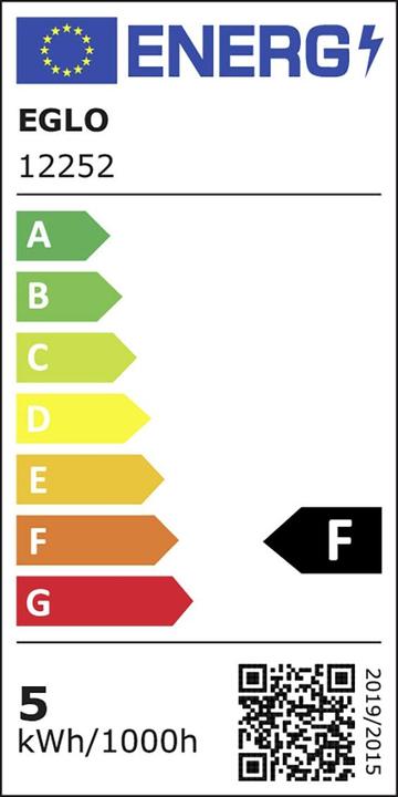 Energie-Label EGLO Leuchtmittel (E14, 4.90 W, 470 lm, 1 x, F)