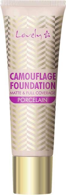 Actual product image Lovely LOVELY Camouflage Foundation Matt & Full Coverage kryjący podkład do twarzy 1 Porcelain 25g