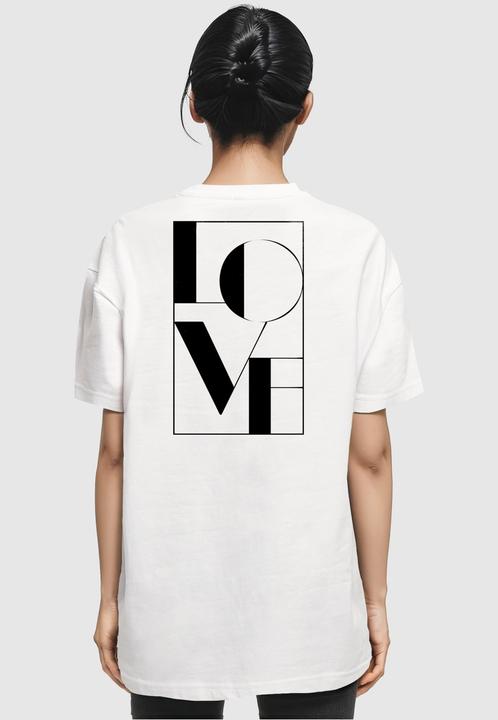 Actual product image Merchcode Ladies Love Oversized Boyfriend Tee - 118331 (5XL)