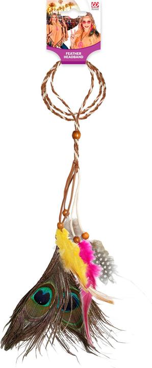 Image du produit Widmann Indianer Stirnband Mit Bunten Federn