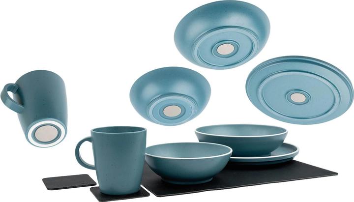 Silwy Magnet-Kunststoff-Geschirrset Dolomit Blue, Produkttyp