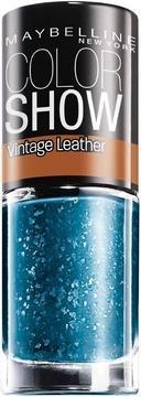 Actual product image Maybelline New York Maybelline Colour Show Vintage Leather Nail Polish- 207 Turquoise Temptation (207 Turquoise Temptation)